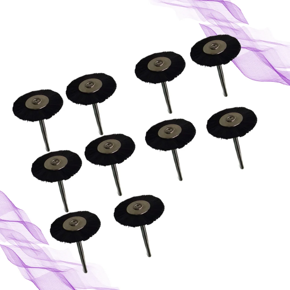 

10 pcs Electric Grinder Nylon Brush Set For Rust Removal Polishing Wire Wheel Tools Rotary Abrasive Cleaning Mould Aviation