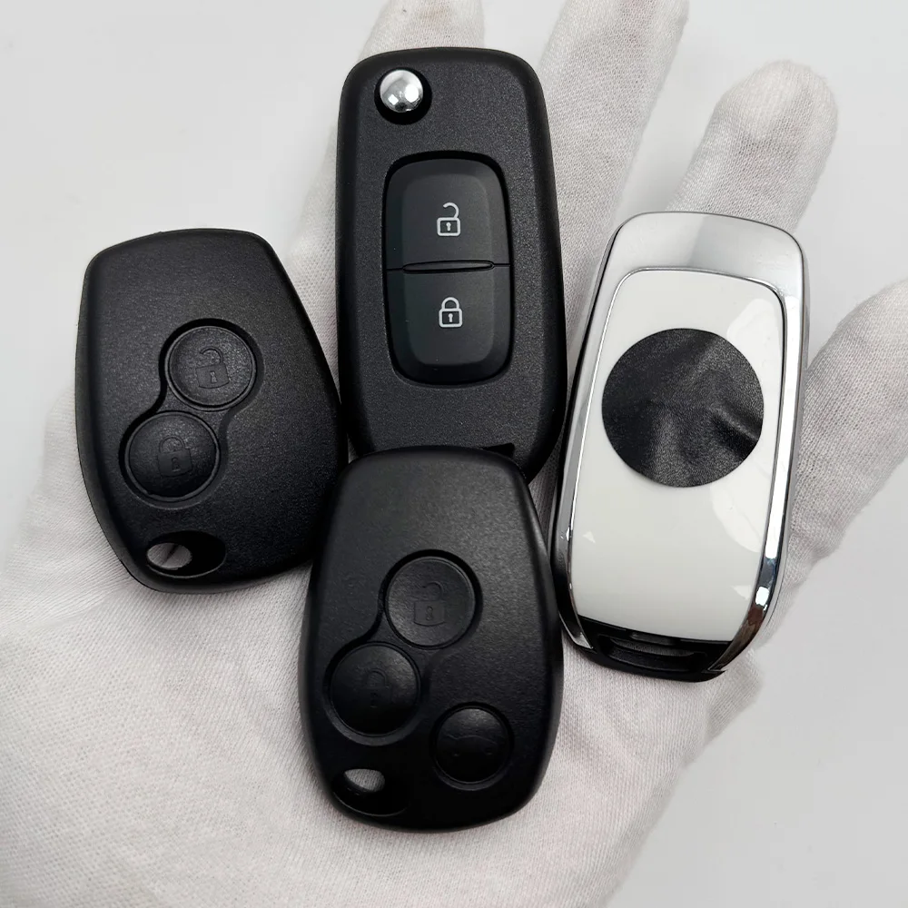 SUPERKEY PCF7946A PCF7947A 433MHZ Modified Remote Fob Flip Car Key For Renault Clio Wind Modus Kangoo Master Trafic Twingo