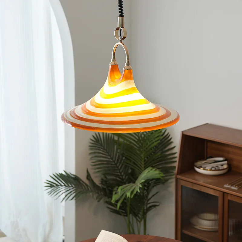 

Morning Flower Chandelier Nordic Creative Atmosphere Art Dining Table Bar Light Adjustable New Modeling Atmosphere