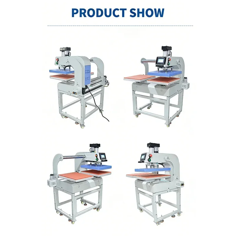 Automatic 38X38 40X50 40X60 Sublimation T- Heat Press Pneumatic For T-Shirt, Mug Printing Regulator