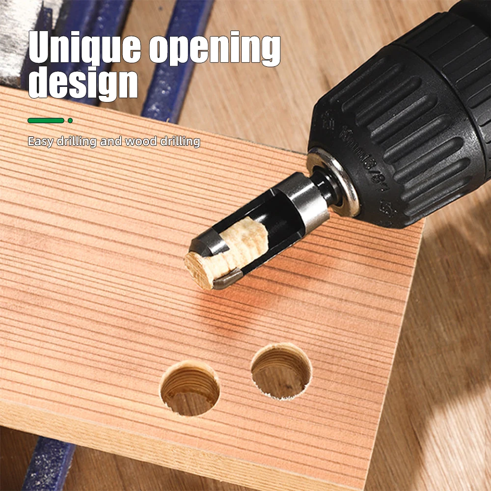 LAVIE 4 pz Spina di Legno Frese e taglierine per micro SIM Set Lavorazione Del Legno Strumento di Taglio di Legno Punta del trapano Artiglio Trapano