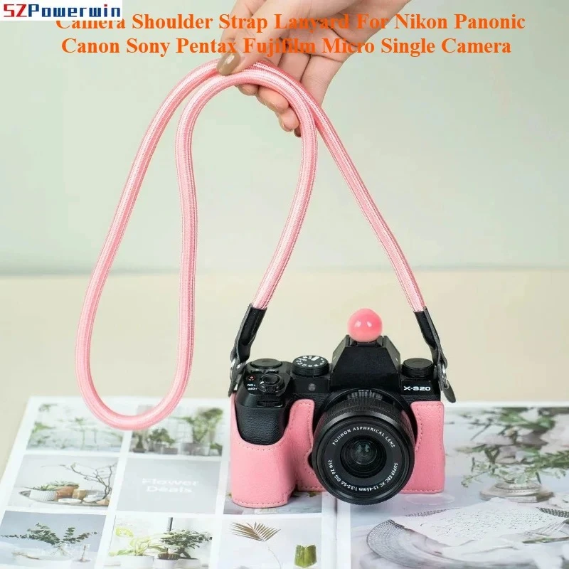 SZPowerwin Kamera-Schultergurt für Nikon, Panonic, Canon R50, Sony A7c2, Pentax, Fujifilm Xt5 Spiegellose Kameras