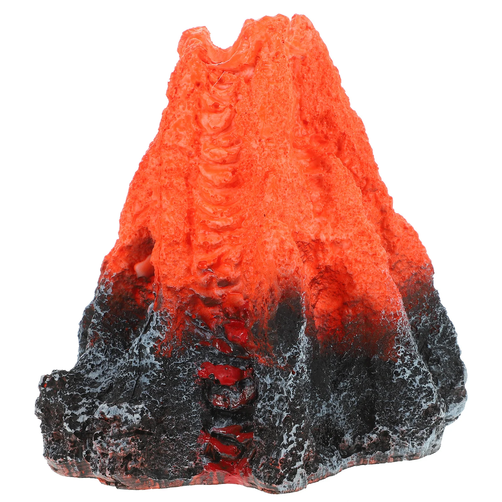 

Simulated Volcano Aquarium Decor Resin Rockery Ornament for Fish Tank Landscape Underwater Craft Decoration Supplies