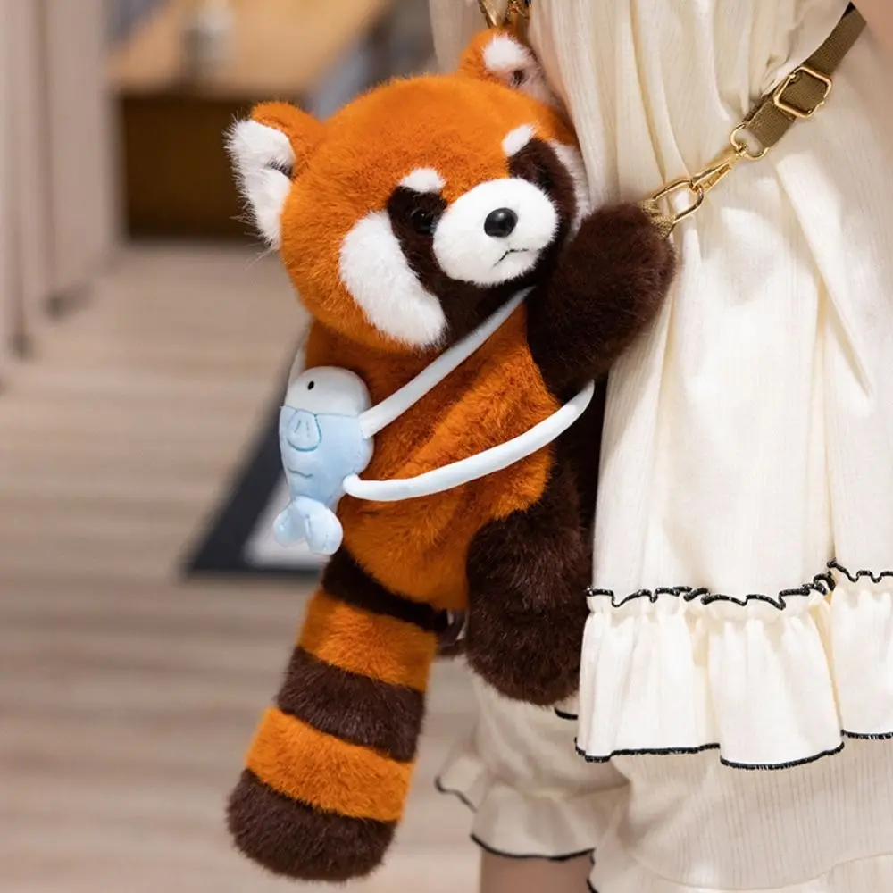 Mode Varken Pluche Panda Rugzak Bont Hond Dieren Wasbeer Tas Kawaii Creatieve Capybara Crossbody Tas Studenten