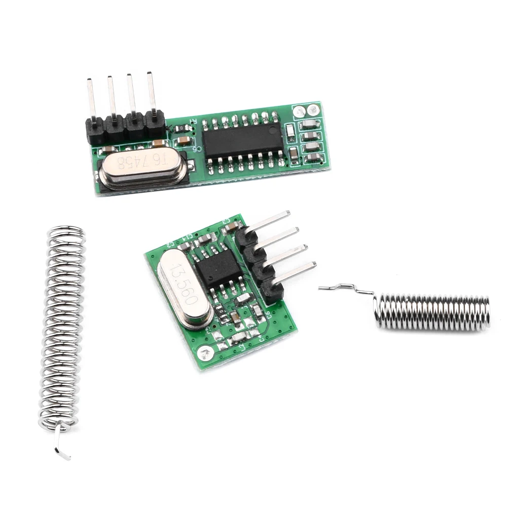 433 Mhz Superheterodyne RF Receiver and Transmitter Module 433Mhz Remote controls For Arduino Wireless module Diy Kits