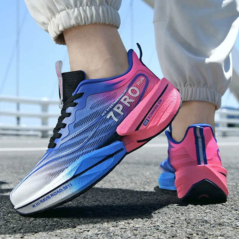 Sneakers for Men Summer Full-length Carbon Plate Running Shoes Lightweight Outdoor Non-slip Training Shoes Men\'s Tennis Shoes