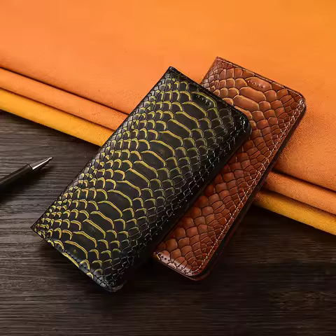 Python Embossed Leather Phone Case For Samsung Galaxy S24 S23 S22 S21 S20 FE Ultra Plus Luxury Wallet Flip Cover