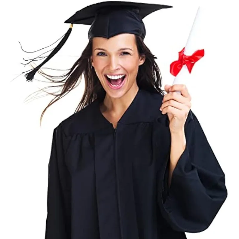 One Graduation Cap with Tassel, Adjustable for Adults, Suitable for Both Men And Women，Pendent Unisex Graduation Hat master view 5