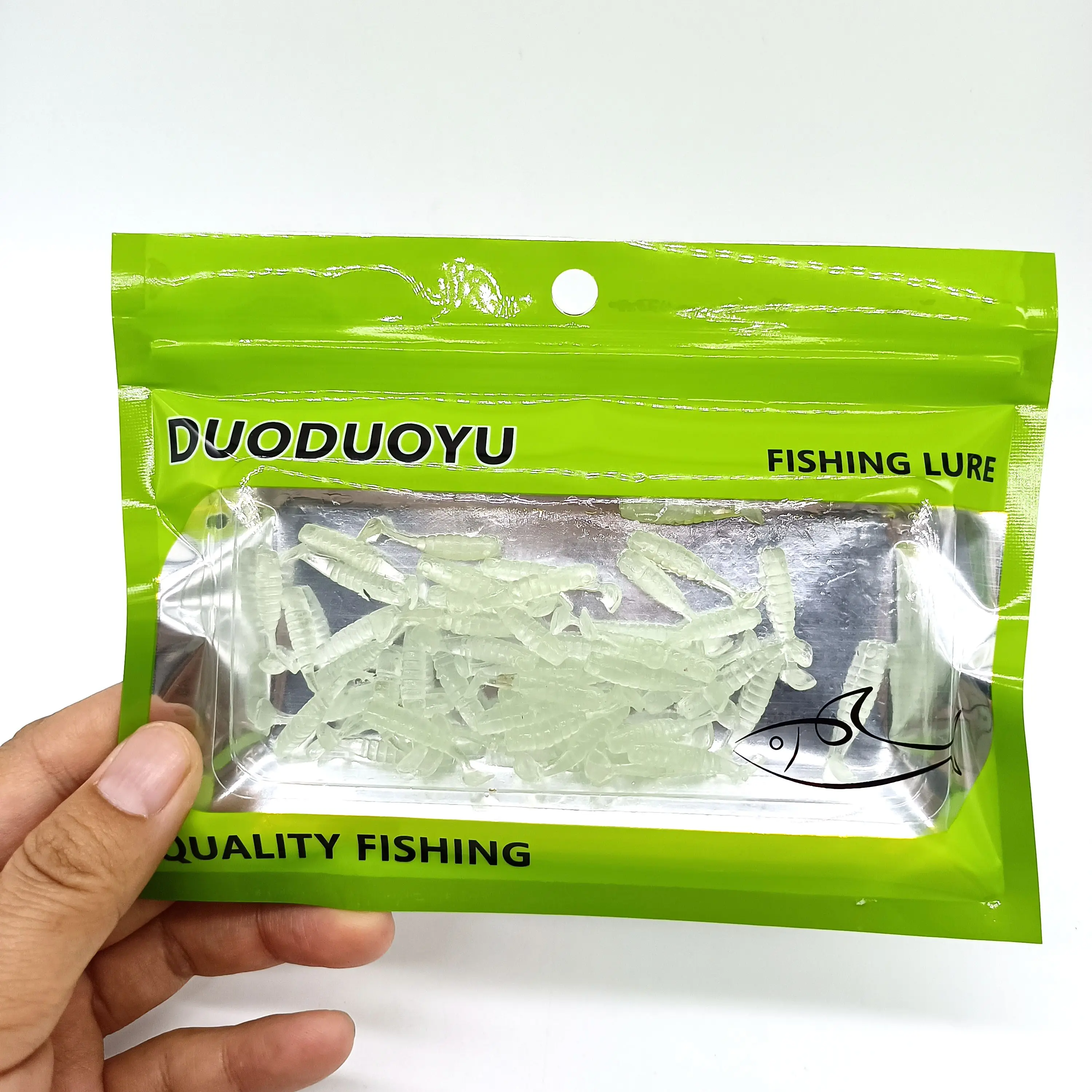 DUODUOYU 50PCS Kleine angeln paddel schwanz weichen köder 25mm/35mm Isca Künstliche jig mini kleine fisch köder angeln multicolor Tackle – Detail 13