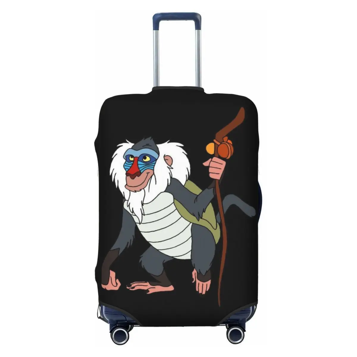 

Custom The Lion Anime King Rafiki Luggage Cover Elastic Travel Suitcase Protective Covers Fits 18-32 Inch