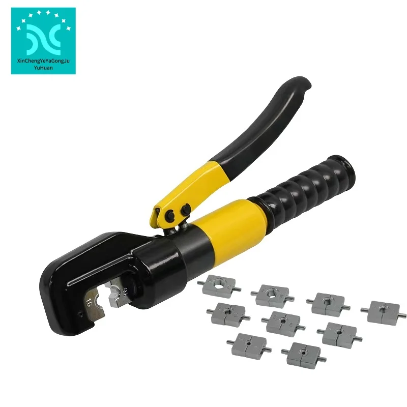 

Home Hydraulic Pliers 6 Tons Integral Portable Pressure Crimping Tool with Molds YQK-70 Hydraulic Pliers