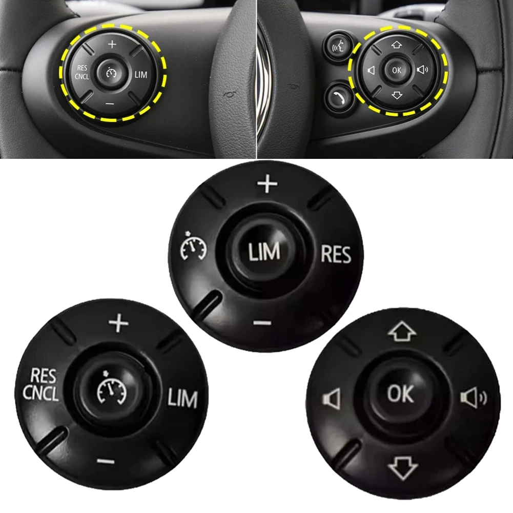 

Крышка кнопки переключателя громкости на рулевом колесе для BMW MINI для Cooper 2014 2021, с точным OEM-покрытием и материалом