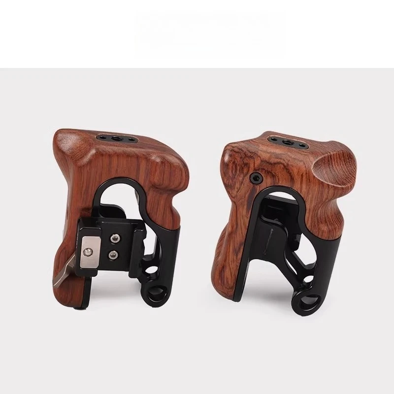 Iron head handle, wooden light tiltaing kit universal, light and easy to hold, live shooting, holding photography, camera assis