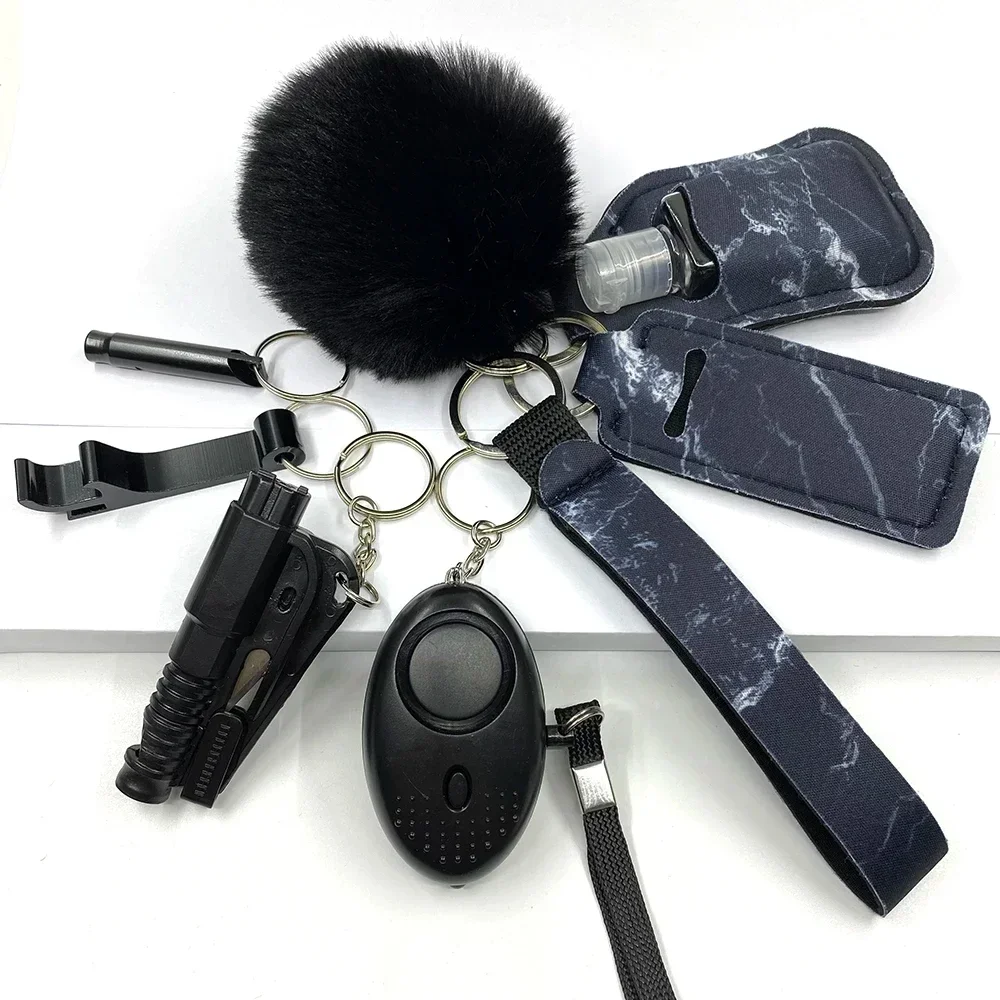 Wholesale Brass tool Self-Defense Bulk Accessories Pe Defensive Self Defense Keychain Set Women