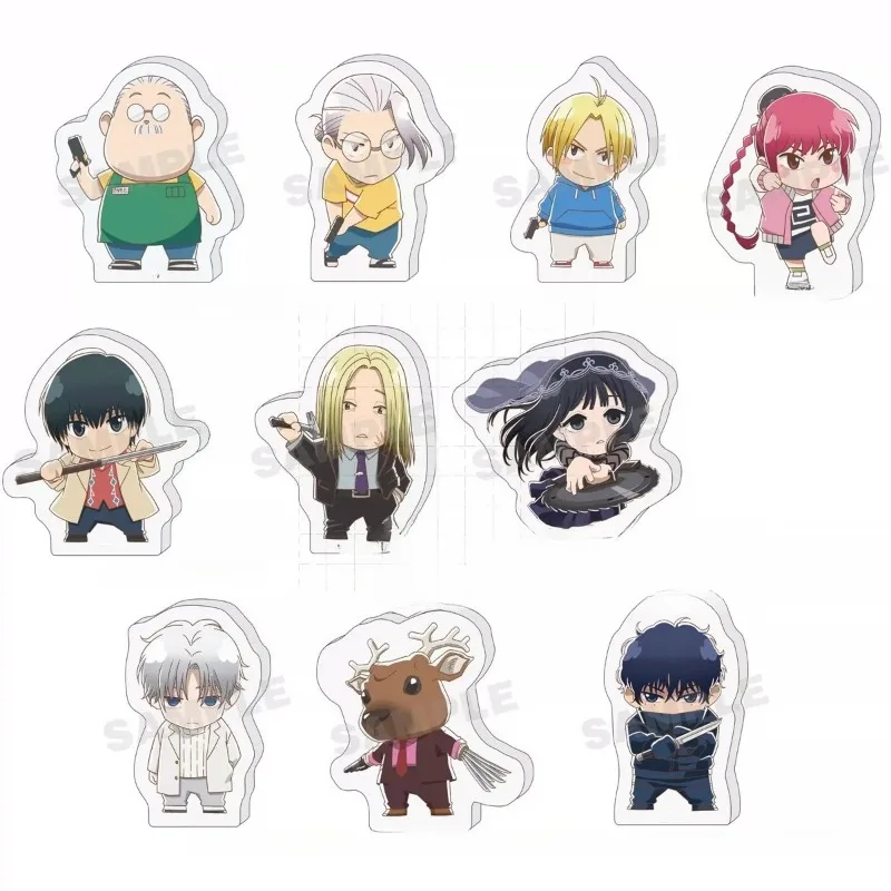 Sakamoto Tarou Sakamoto Hana Sakamoto Aoi Riku Satou Acrylic Standing Keychain Toys D