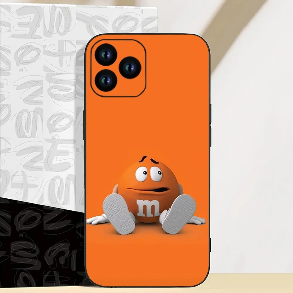 Cartoon C-Cokelat M-MaiYaCa M-Ms Phone Case For iPhone 11 12 13 14 15 Mini Pro XS Max X S Plus XR Shell