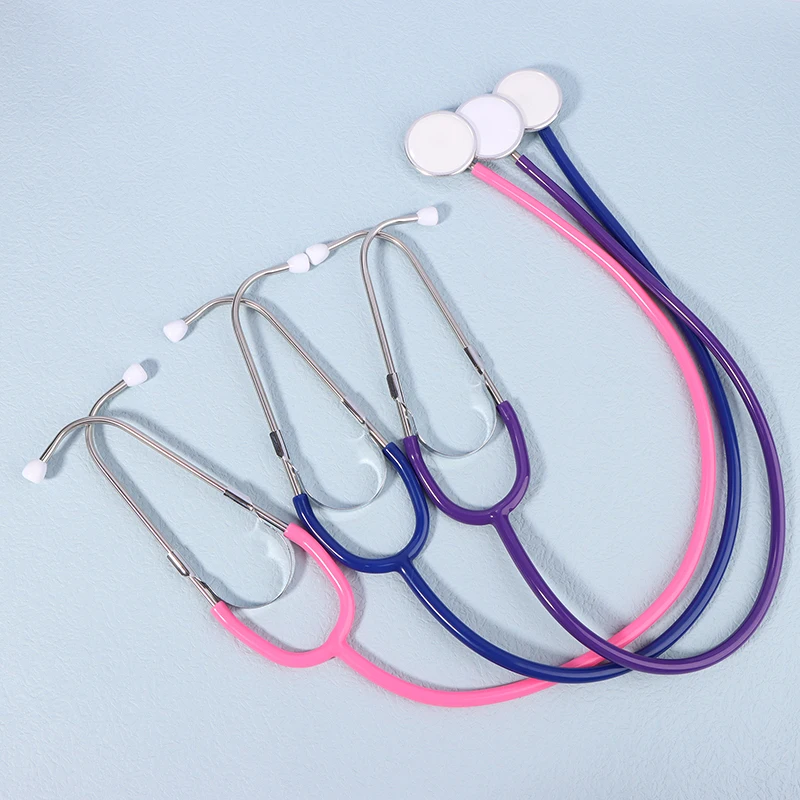 Portable Double Head Stethoscope Professional Cardiology Stethoscope Doctor Medical Equipment Student Vet Nurse Medical Device