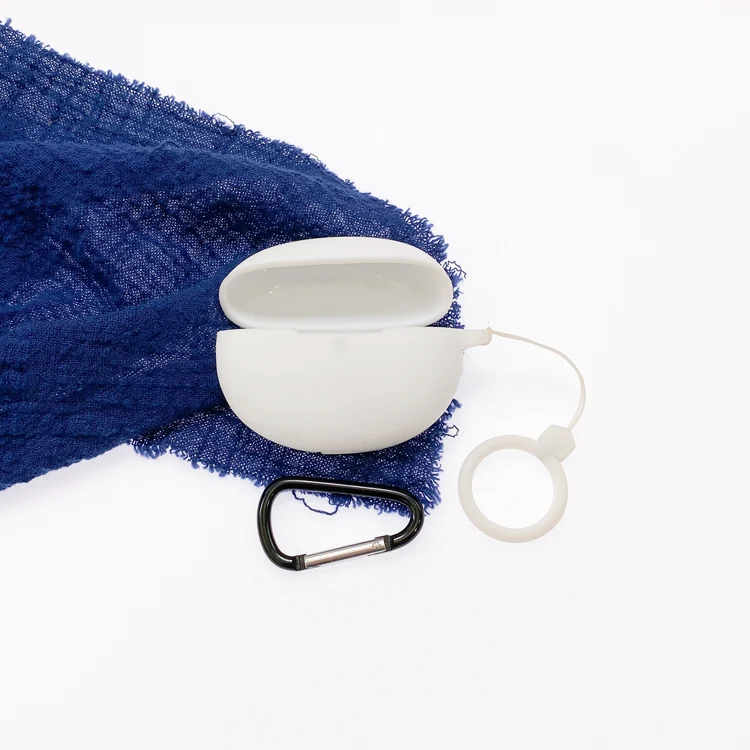 ซิลิโคนสำหรับ OPPO Enco Air / Air 2แหวน Anti-Drop Shockproof หูฟังป้องกันกรณีหูฟังกล่องกรณี Fundas