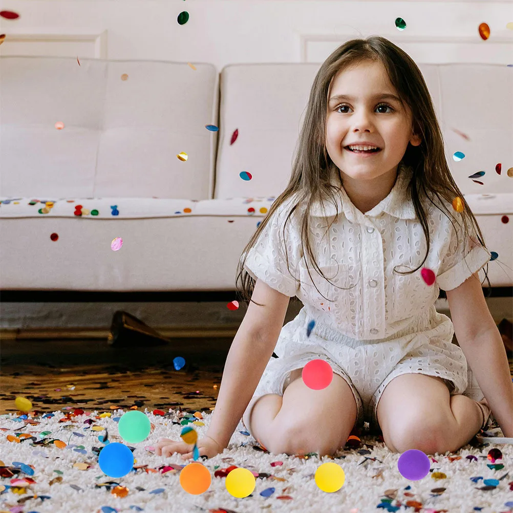 25 palline morbide in Eva rimbalzo per bambini, palline vibranti e spugne per il tempo di gioco, leggere e facili da riporre per giochi in piscina per box in età prescolare, sfusi