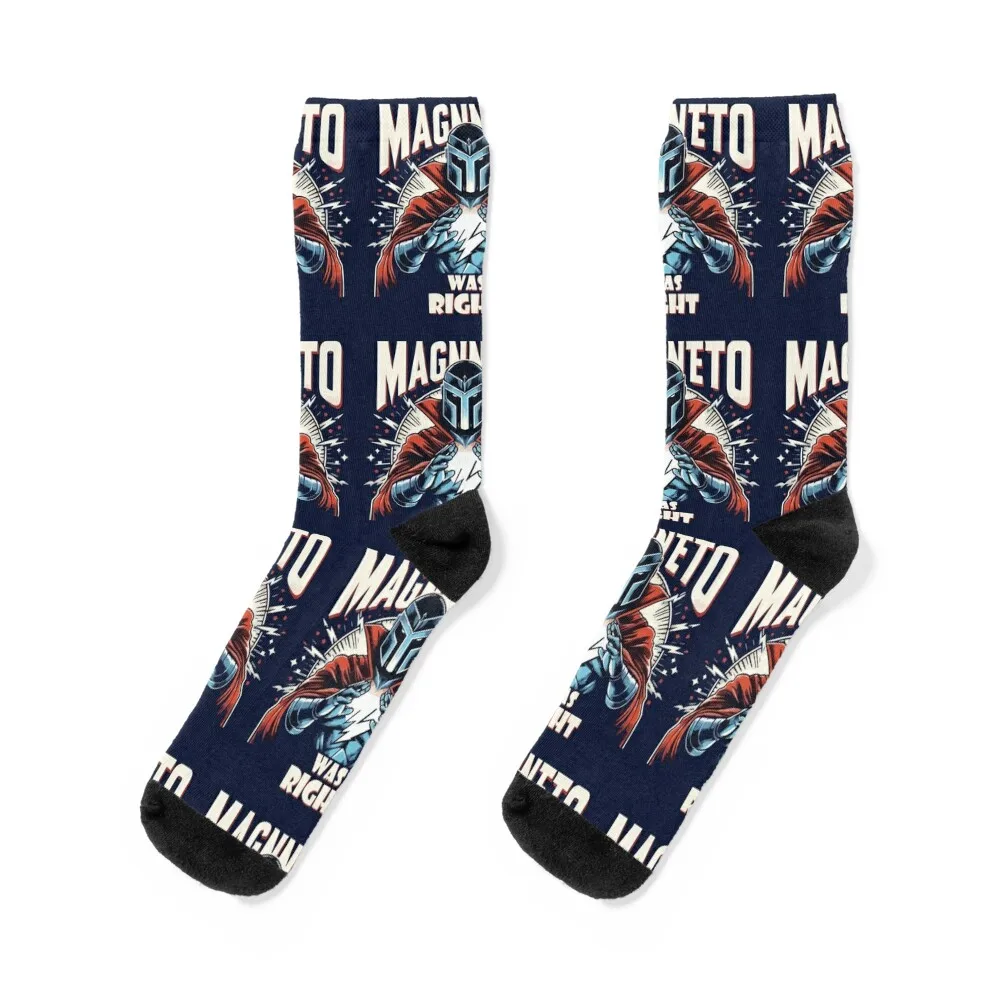 Magneto was Right Shirt Socks basketball Lots with print Socks Women Men's