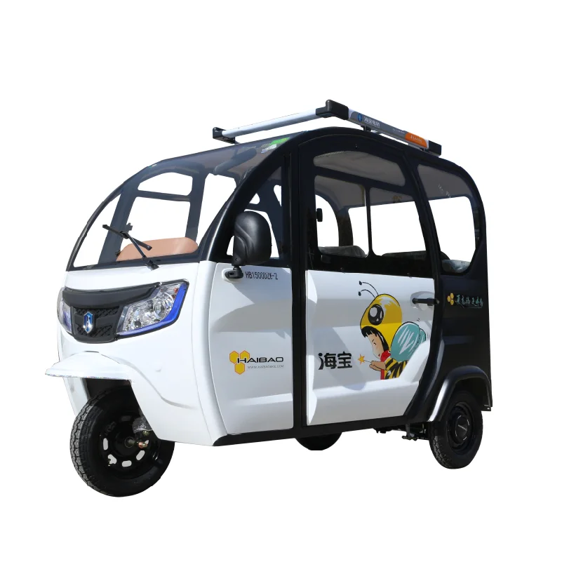 Tuk Tuk 2 Doors Tricycle Electric 4 Passengers