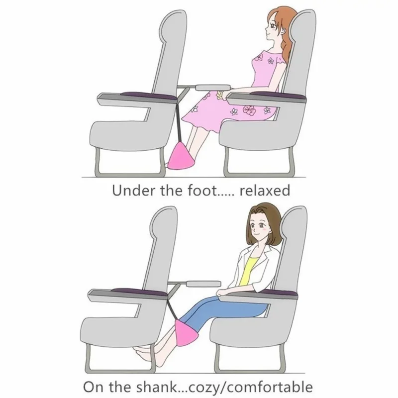 The 1PC travel rest hammock can be used to store office nap footrests, high-speed rail seat footrests, and airplane hammocks