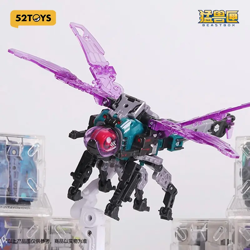 Figurine Transformable Drago série Beastbox, 52 jouets, avec ailes battantes, modèle d'action à collectionner, jouet pour anniversaire, cadeau de noël