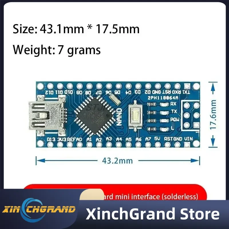 Type-C / Micro USB Nano 3.0 With the bootloader compatible Nano controller for arduino CH340 USB driver 16Mhz ATMEGA328P