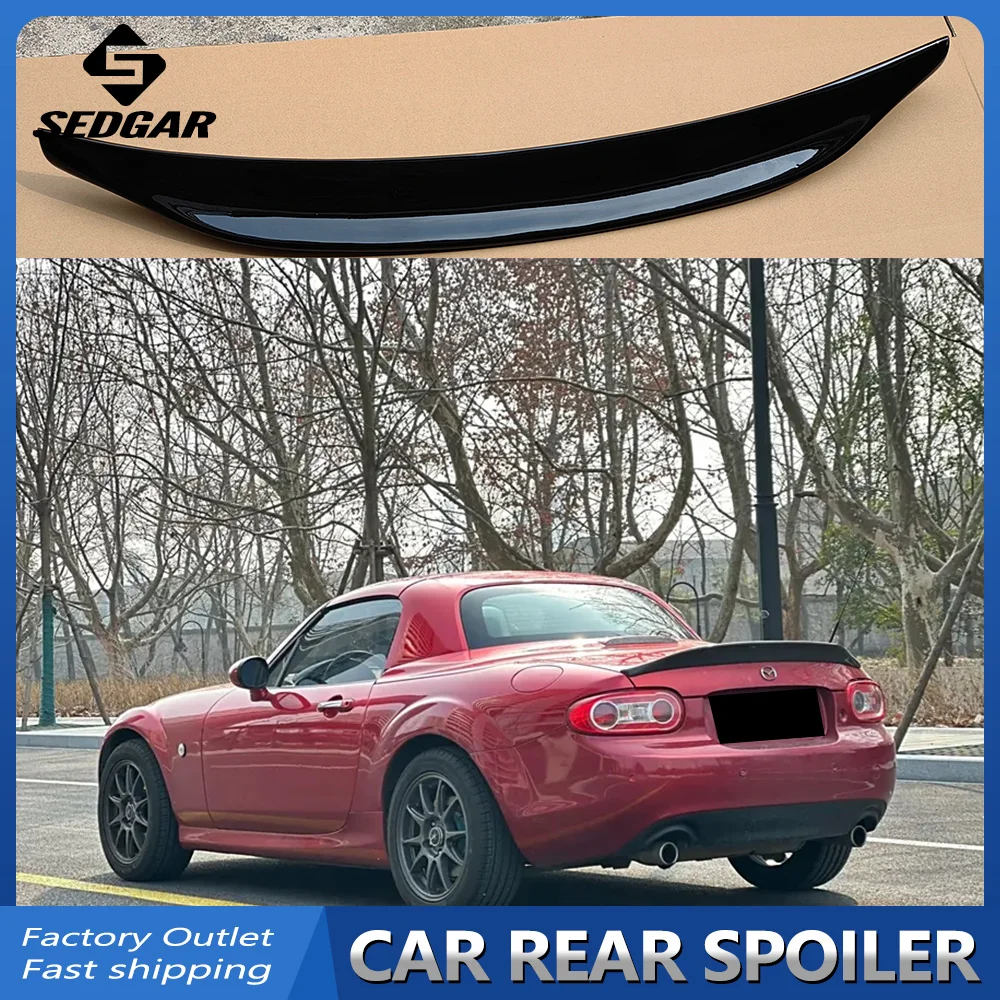 For 2009 10 11 12 13 14 2015 Mazda MX5 MX-5 Miata NC GEN 3 High Quality FRP Real Carbon Fiber Spoiler Trunk Boot Wing Spoiler