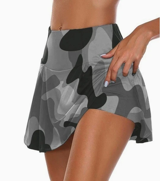 

2025 европейские и американские трансграничные желания Amazon, женские камуфляжные повседневные брюки-кюлоты с высокой талией и подтяжкой бедер, женская одежда