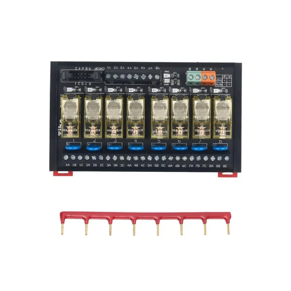 

Tikn console control 8 way Hequan relay module board PLC amplifier 12V24V220V