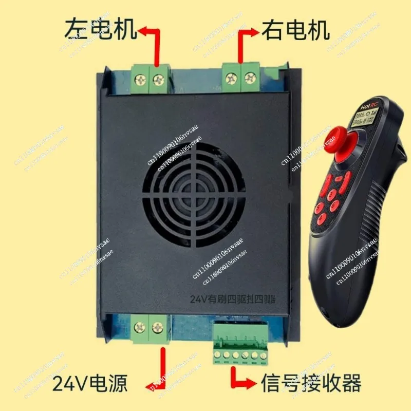 

RC Lawn Mower Kit 4WD Ready to Assemble with Tires Motor Chassis Controller Parts