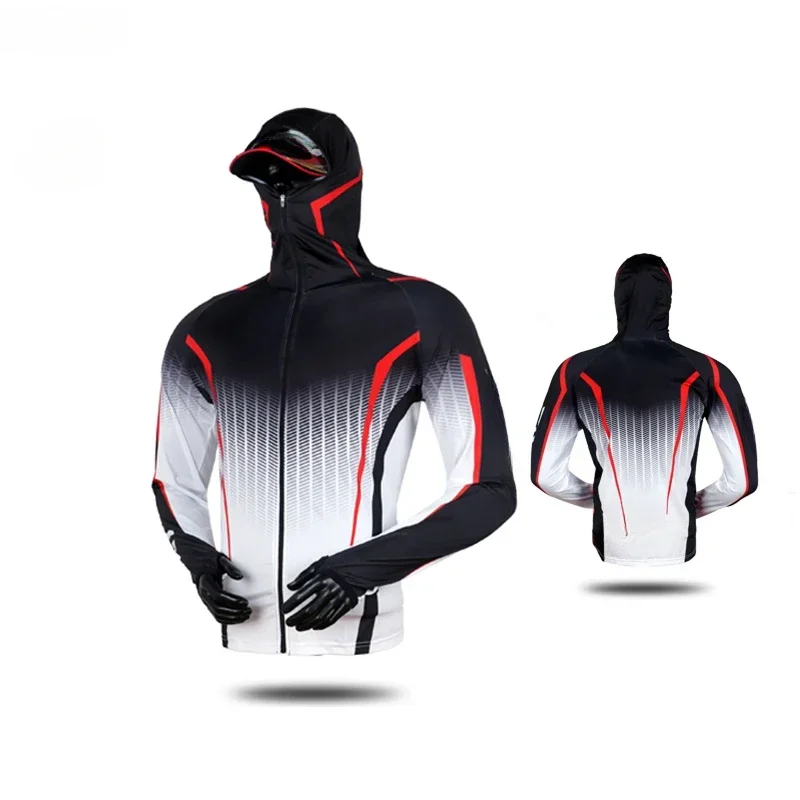 Professional Fishing Shirt  Anti-UV Sunscreen Sun Protection Face Neck Fishing Clothing Breathable Quick Dry Fishing Clothes image 3