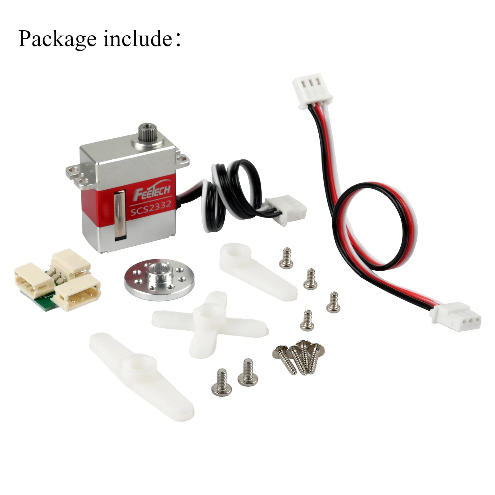 Feetech pequeno micro scs2332 7.4v servo motor engrenagem totalmente metálica 4.5kg torque de rotor bloqueado ônibus serial mini robô inteligente rc carro servo