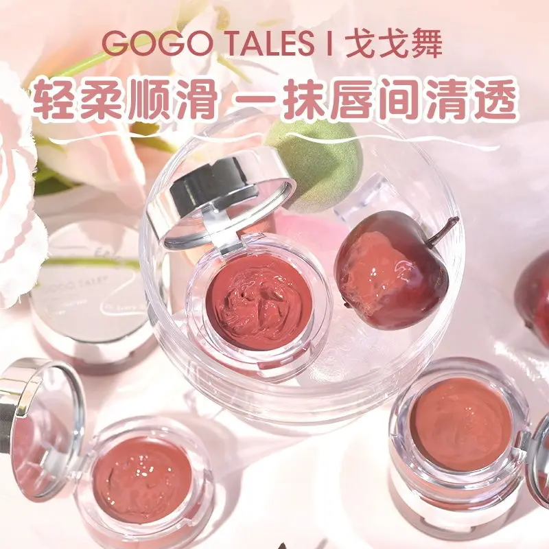 Gogo Tales Spiegel Lip Glazuur Langdurige Non-Stick Cup Hydraterende Vloeibare Lippenstift Lipgloss Schattige Blush 2-In-1 Lip Make-Up Maquillaj