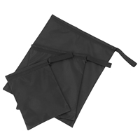 3pcs Waterproof Storage Bags Quick-Dry Wet Clothes Organizer Pouches Portable Travel Laundry Bags for Beach Gym Outdoor