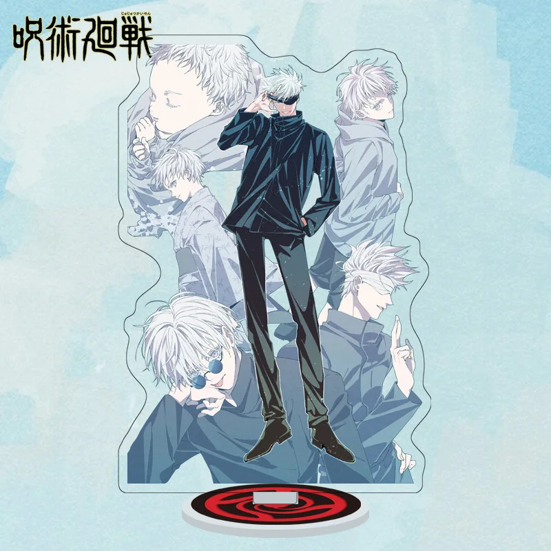 Jujutsu Kaisen Gojo Satoru Acrylic Stand Fushiguro Megumi Transparent Anime Figure Model Desk Decor Toy For Collection 81-120