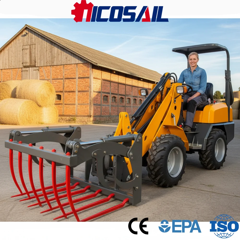 

Custom KZL918 Telescopic Wheel Loader Mini Euro 5 Compliant CE Certified Loader for Farm and Building Work