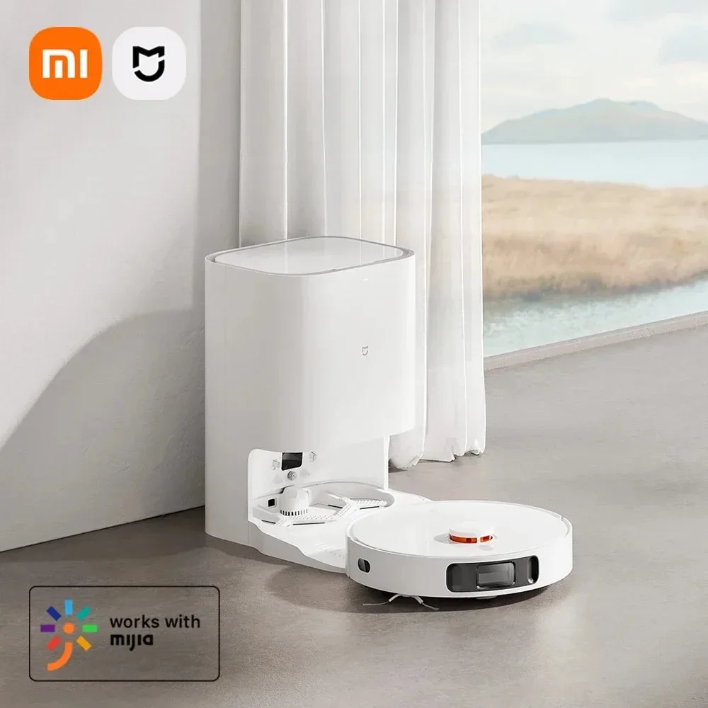 

XIAOMI MIJIA Самоочищающийся робот-пылесос 2 Pro Бытовая умная док-станция Тряпки для сушки горячим воздухом LDS Точный навигационный скребок для пола