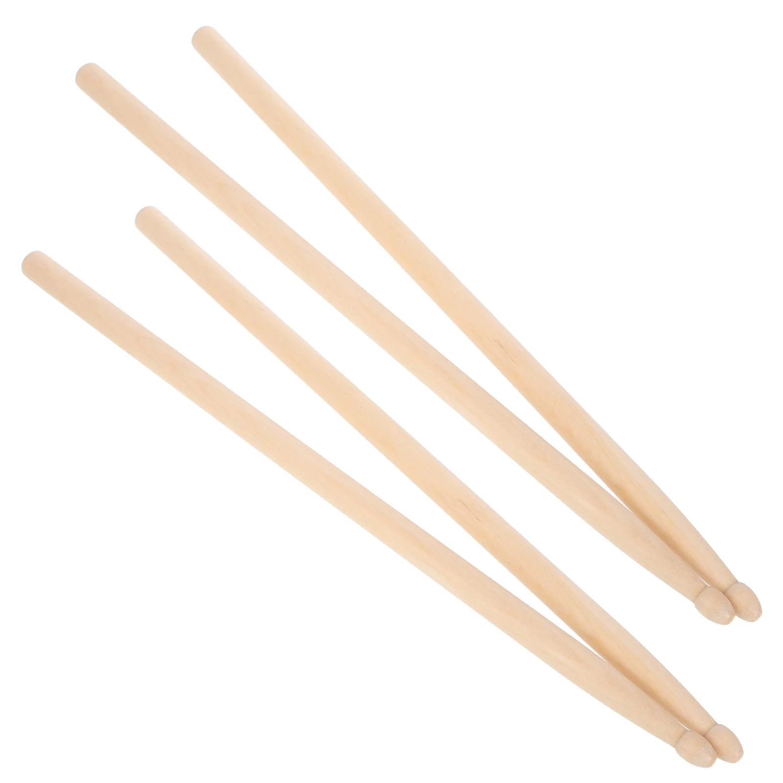 

2 Pairs 5A Wooden Drumsticks Bass Mallet Accessories Teen Maple Popular Bulk Practice Sticks Replacement Smooth Surface