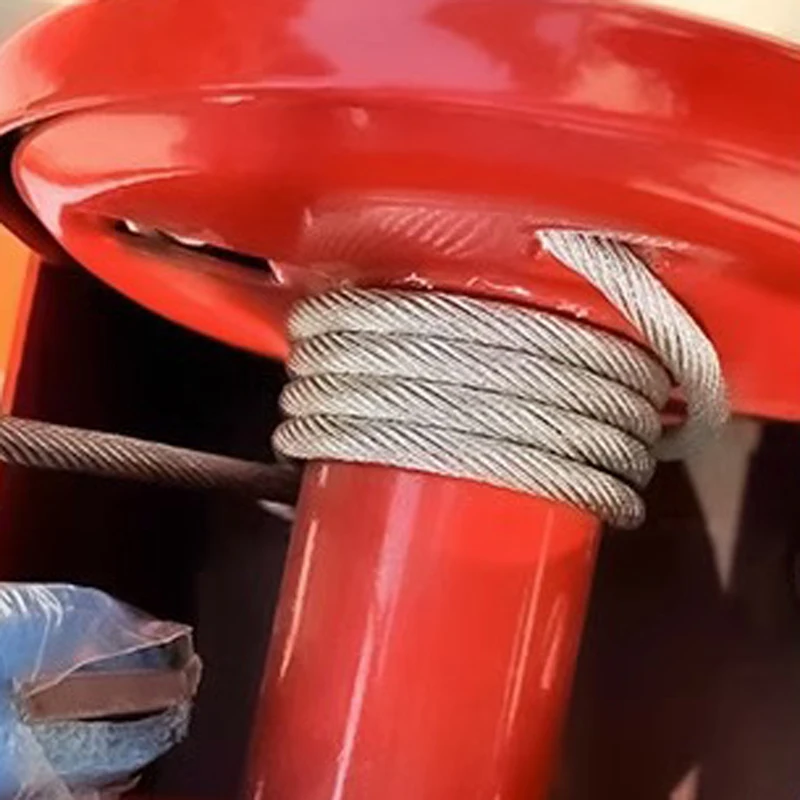 Rolling Shutter Door Lift 3 7M 4 9M Electric Pipe Lifting 220V Small Mobile Lift for Rolling Shutter Door