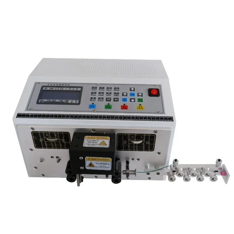 multi-functional fully automatic wire stripping machine with high wire stripping accuracy and invoicing capability