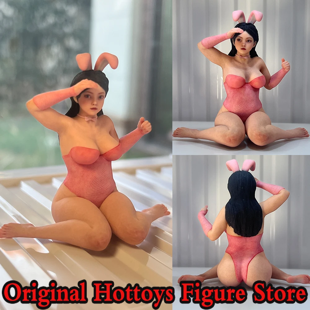 

In Stock 1/16 Scale Women Soldier Pink Cute Bunny Girl Sculpture Full Set About 6cm Action Figure Doll Gifts Collection