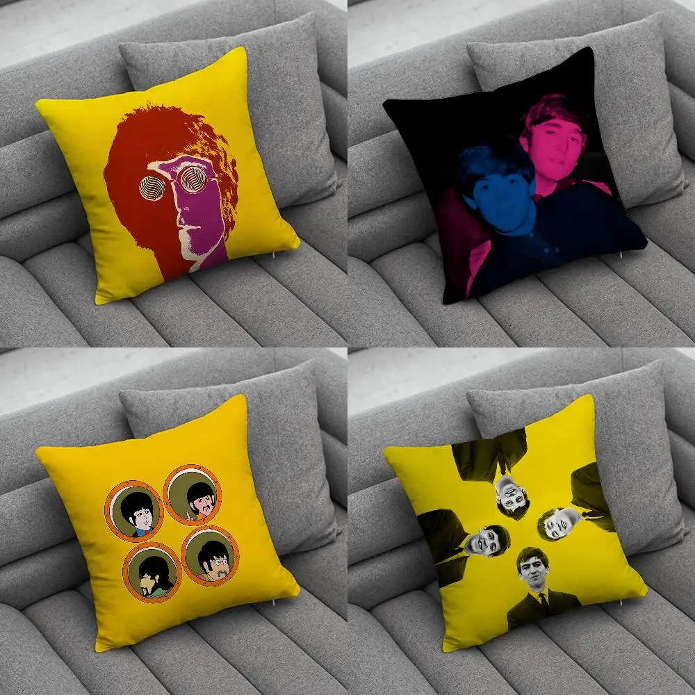 The B-Beatles Band Pillow Case Pillowcase Home Sofa Cushions Car Cushions Pillowcover Office Pillowshell Pillow