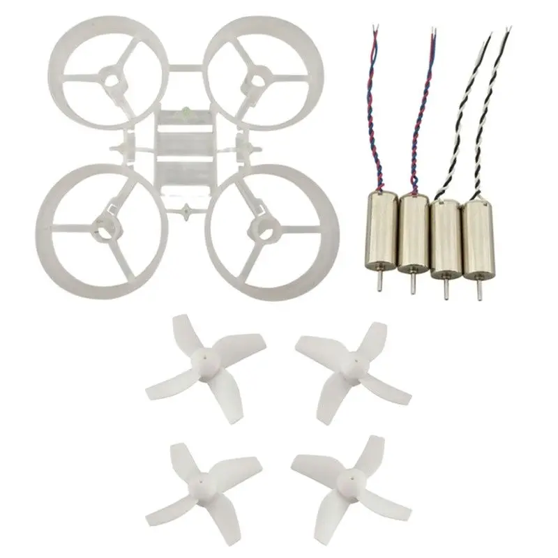 Furibee F36 Mini RC Drone fai da te 65mm passo Kit telaio con elica 4 pezzi 615 motori JJRC H36 Eachine E010 Rosso Nero Bianco