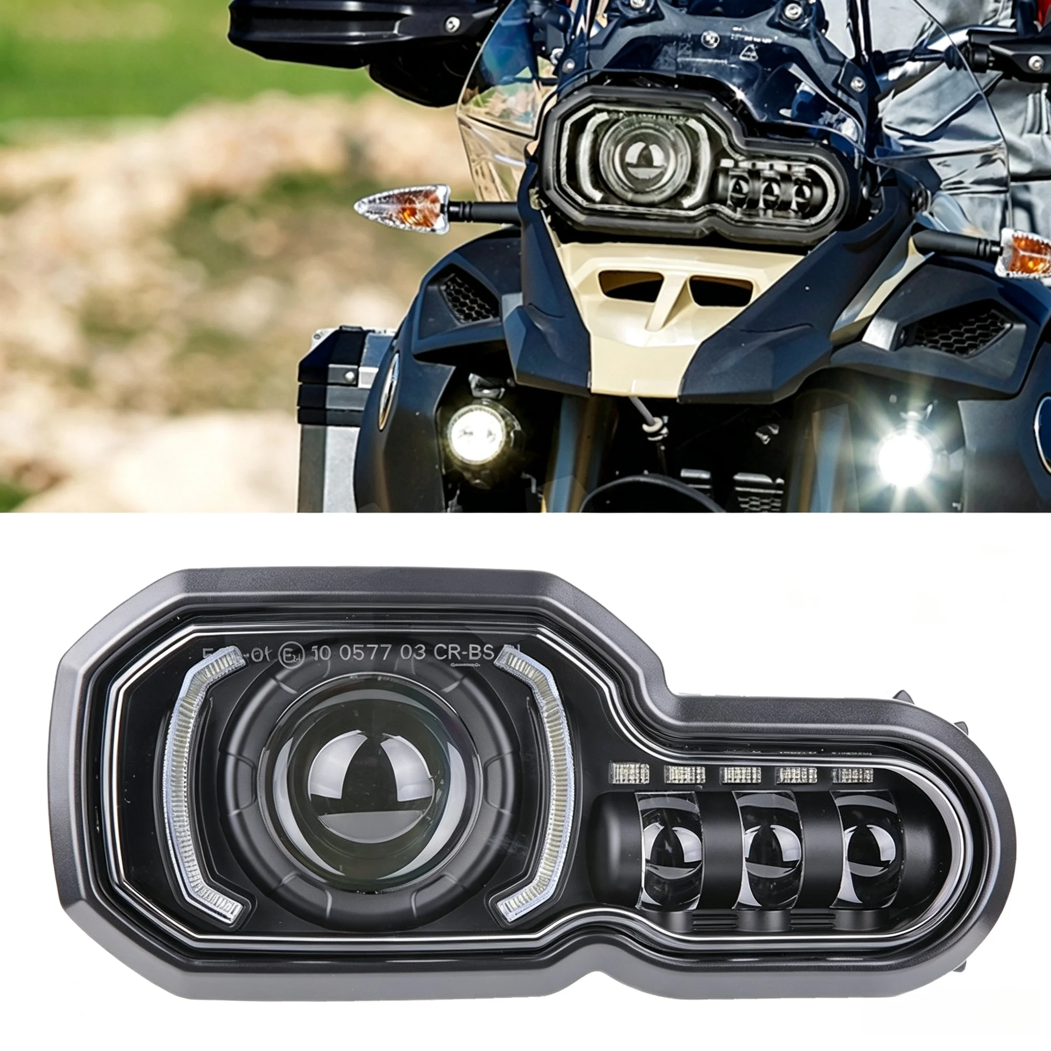 NXY LED Bi LED Projector Headlight Assembly Dual Beam Lamp For F800GS Adventure F700GS F650GS Motorcycle Front Light Upgrade