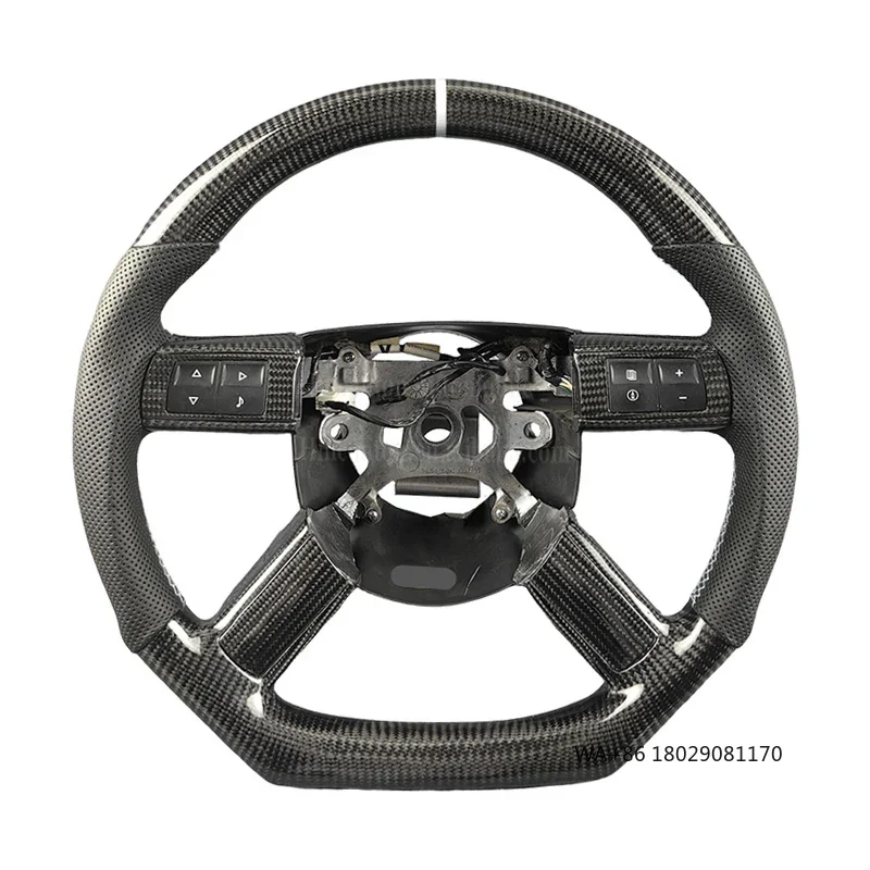 

Quality Assurance Upades Leather Carbon Fiber Steering Wheel for Chrysler 300C Car Steering Wheel