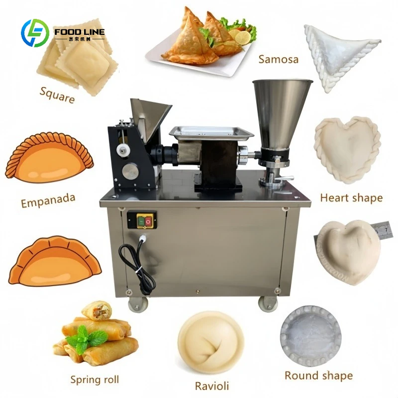 FL Customized Fully Automatic Commercial Meat Pie Ravioli Maker Samosa Empanada Dumpling Making Machine