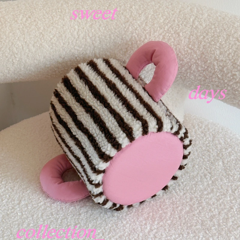 Handmade Tissue Box Original and Self-made Soft Striped Cup Artistic Creativity Chubby Storage Cup Tissue Box