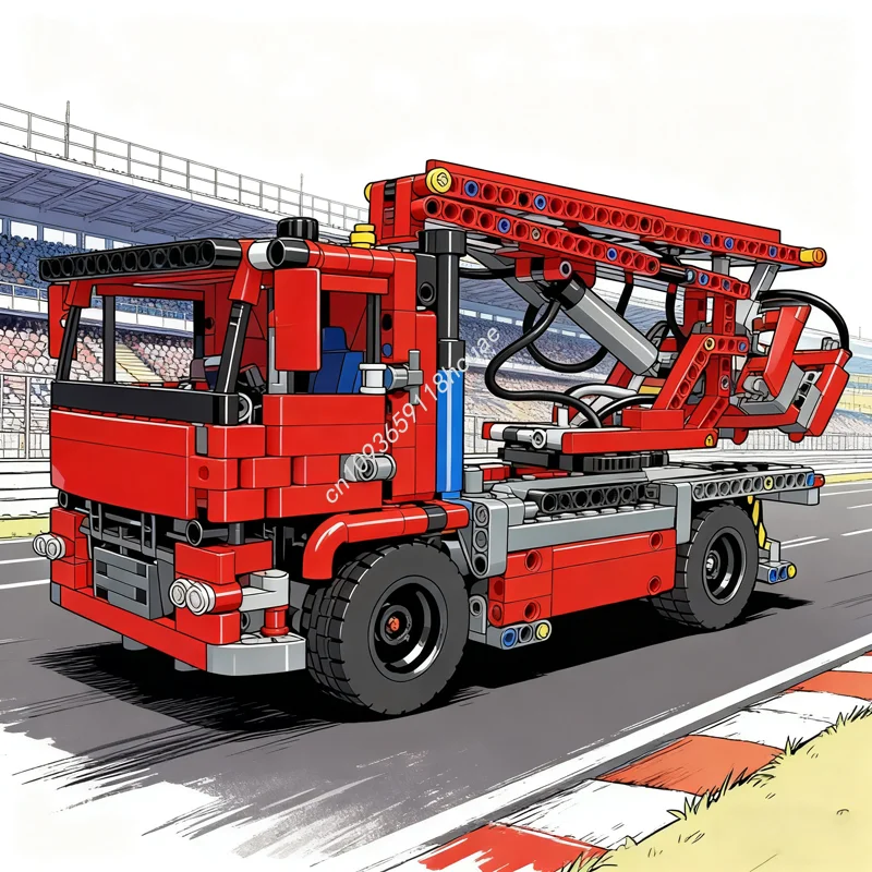 

817pcs MOC Cherry Picker Technical Model Building Blocks Construction Assemble Christmas Gifts Creative Toys Idea Brick Kids